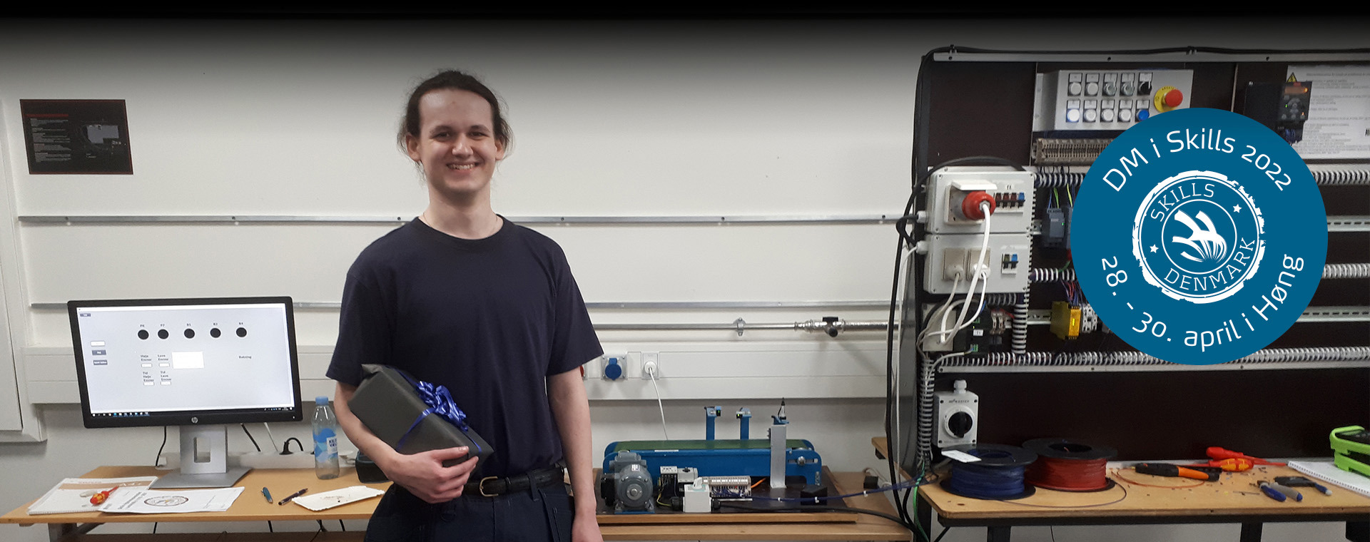 Martin skal til DM i Skills