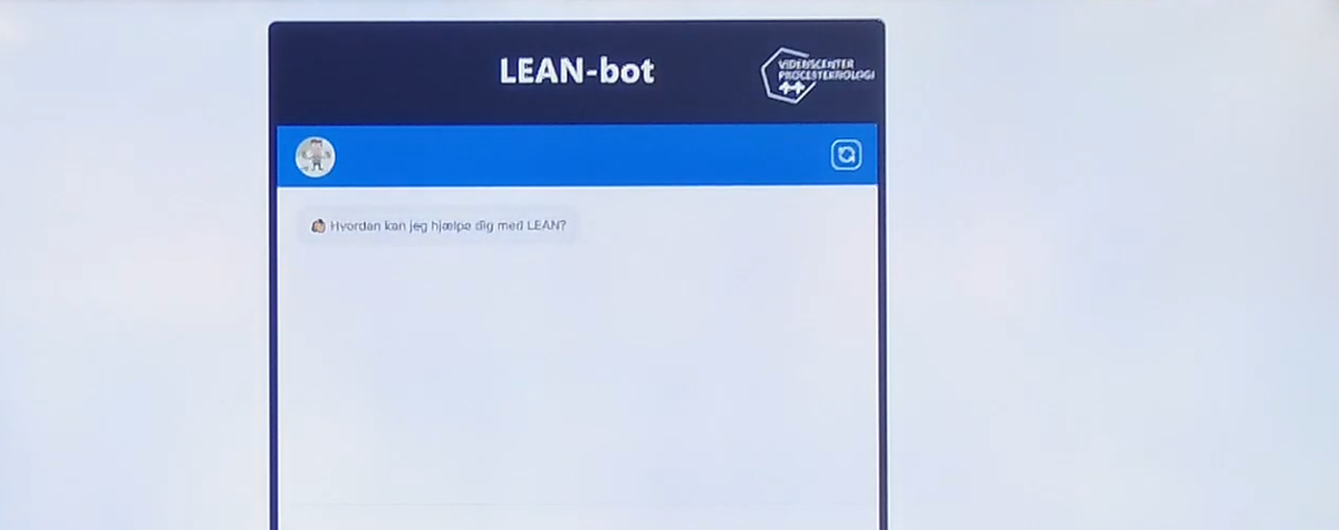 Leanbot Advanced Ny LEAN-bot gør det lettere at lære LEAN