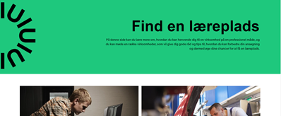 skærmbillede af ny platform findlaereplads.dk