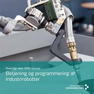 Forsiden af Betjening og programmering af industrirobotter